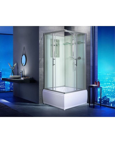 Душевая кабина WeltWasser WW500 Aller 901 90x90 10000003254 профиль Хром стекло прозрачное