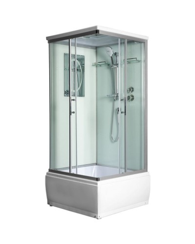 Душевая кабина WeltWasser WW500 Aller 902 90x90 10000003255 профиль Хром стекло прозрачное