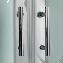 Душевая кабина WeltWasser WW500 Halle 1001 100x100 10000003240 профиль Хром стекло прозрачное