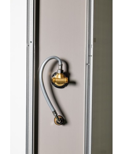 Душевая кабина WeltWasser WW500 Halle 1001 100x100 10000003240 профиль Хром стекло прозрачное