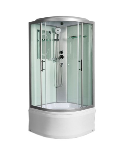 Душевая кабина WeltWasser WW500 Halle 902 90x90 10000003242 профиль Хром стекло прозрачное