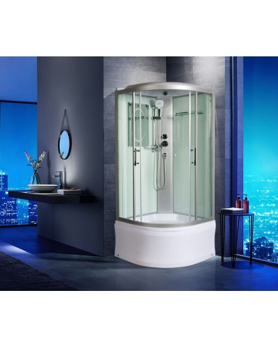 Душевая кабина WeltWasser WW500 Halle 902 90x90 10000003242 профиль Хром стекло прозрачное