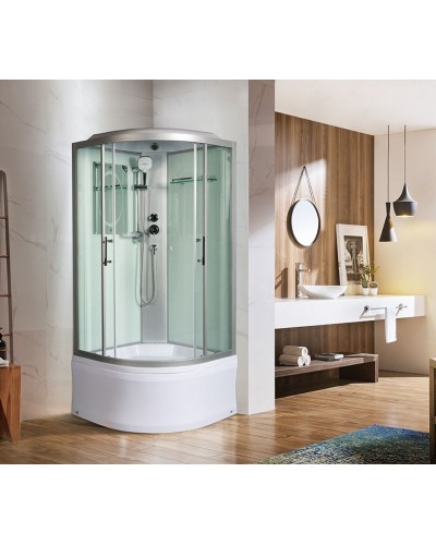 Душевая кабина WeltWasser WW500 Halle 902 90x90 10000003242 профиль Хром стекло прозрачное