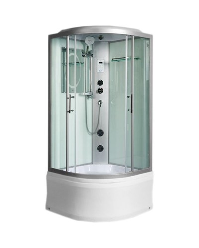 Душевая кабина WeltWasser WW500 Halle 804 80x80 10000003247 профиль Хром стекло прозрачное