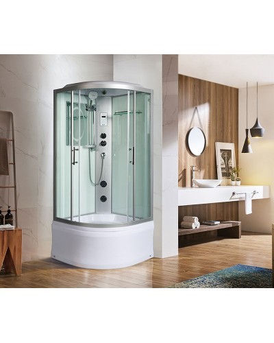 Душевая кабина WeltWasser WW500 Halle 804 80x80 10000003247 профиль Хром стекло прозрачное