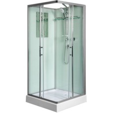 Душевая кабина WeltWasser WW500 Laine 901 90x90 10000003259 профиль Хром стекло прозрачное