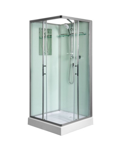 Душевая кабина WeltWasser WW500 Laine 901 90x90 10000003259 профиль Хром стекло прозрачное