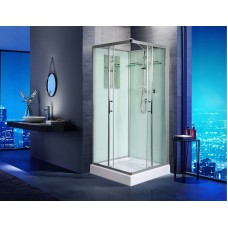 Душевая кабина WeltWasser WW500 Laine 901 90x90 10000003259 профиль Хром стекло прозрачное