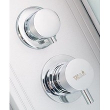 Душевая кабина WeltWasser WW500 Laine 1002 100x100 10000003263 профиль Хром стекло прозрачное