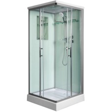 Душевая кабина WeltWasser WW500 Laine 1002 100x100 10000003263 профиль Хром стекло прозрачное