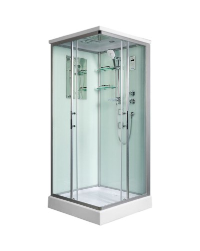 Душевая кабина WeltWasser WW500 Laine 904 90x90 10000003268 профиль Хром стекло прозрачное