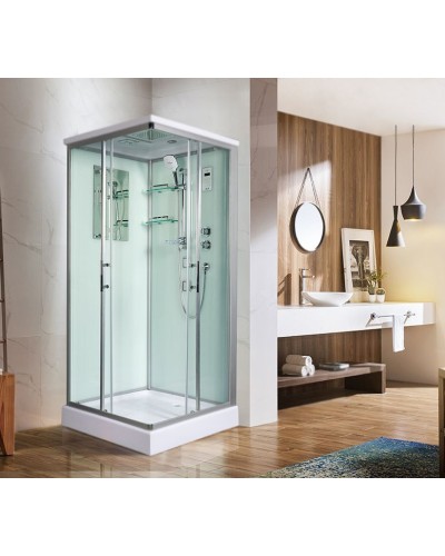 Душевая кабина WeltWasser WW500 Laine 904 90x90 10000003268 профиль Хром стекло прозрачное