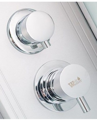 Душевая кабина WeltWasser WW500 Laine 904 90x90 10000003268 профиль Хром стекло прозрачное