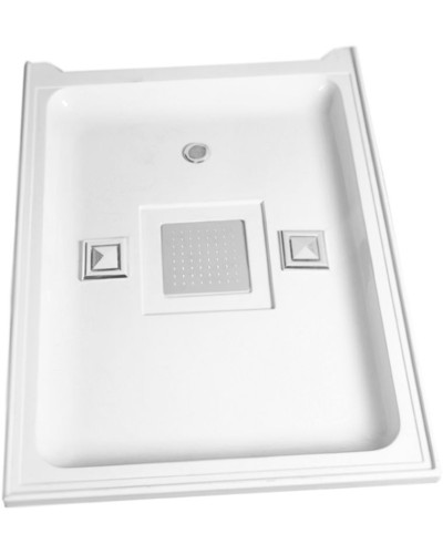 Душевая кабина WeltWasser WW500 Laine 904 90x90 10000003268 профиль Хром стекло прозрачное