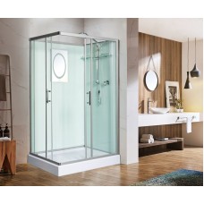 Душевая кабина WeltWasser WW500 Laine 1201 120x90 10000003270 профиль Хром стекло прозрачное