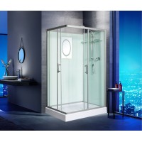 Душевая кабина WeltWasser WW500 Laine 1201 120x90 10000003270 профиль Хром стекло прозрачное