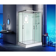 Душевая кабина WeltWasser WW500 Laine 1201 120x90 10000003270 профиль Хром стекло прозрачное