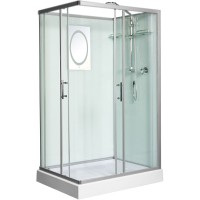 Душевая кабина WeltWasser WW500 Laine 1201 120x90 10000003270 профиль Хром стекло прозрачное