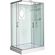 Душевая кабина WeltWasser WW500 Laine 1201 120x90 10000003270 профиль Хром стекло прозрачное