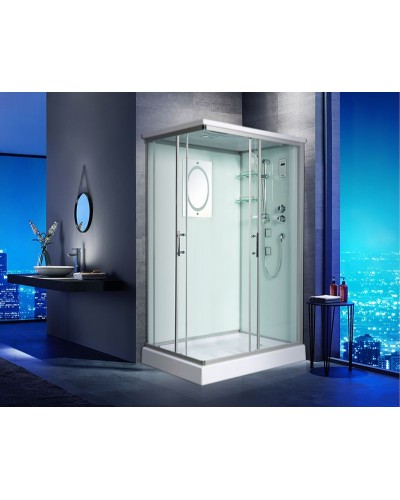 Душевая кабина WeltWasser WW500 Laine 1204 120x90 10000003273 профиль Хром стекло прозрачное