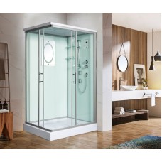 Душевая кабина WeltWasser WW500 Laine 1204 120x90 10000003273 профиль Хром стекло прозрачное