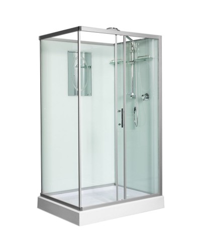 Душевая кабина WeltWasser WW500 Laine 1211 120x90 10000003274 профиль Хром стекло прозрачное