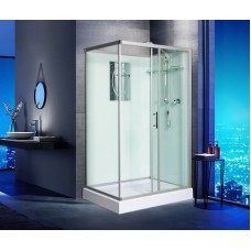 Душевая кабина WeltWasser WW500 Laine 1211 120x90 10000003274 профиль Хром стекло прозрачное