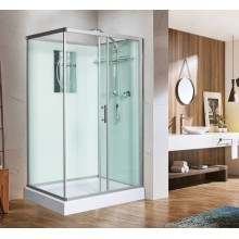 Душевая кабина WeltWasser WW500 Laine 1211 120x90 10000003274 профиль Хром стекло прозрачное