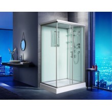 Душевая кабина WeltWasser WW500 Laine 1214 120x90 10000003277 профиль Хром стекло прозрачное