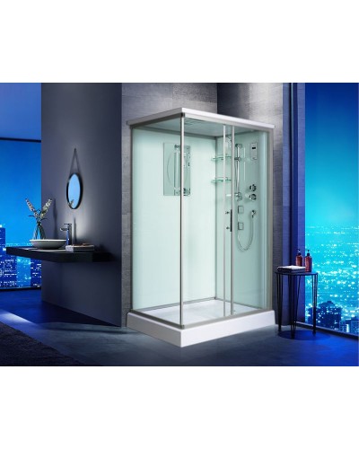 Душевая кабина WeltWasser WW500 Laine 1214 120x90 10000003277 профиль Хром стекло прозрачное