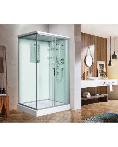 Душевая кабина WeltWasser WW500 Laine 1214 120x90 10000003277 профиль Хром стекло прозрачное