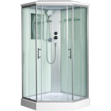 Душевая кабина WeltWasser WW500 Nesse 902 90x90 10000003280 профиль Хром стекло прозрачное