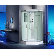 Душевая кабина WeltWasser WW500 Nesse 902 90x90 10000003280 профиль Хром стекло прозрачное