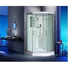 Душевая кабина WeltWasser WW500 Nesse 902 90x90 10000003280 профиль Хром стекло прозрачное