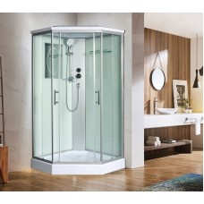 Душевая кабина WeltWasser WW500 Nesse 902 90x90 10000003280 профиль Хром стекло прозрачное