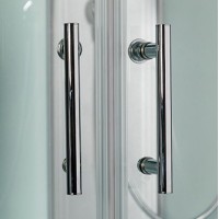 Душевая кабина WeltWasser WW500 Werra 801 80x80 10000003222 профиль Хром стекло прозрачное