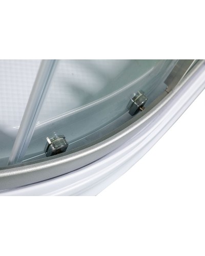 Душевая кабина WeltWasser WW500 Werra 801 80x80 10000003222 профиль Хром стекло прозрачное