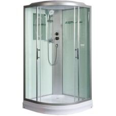 Душевая кабина WeltWasser WW500 Werra 802 80x80 10000003225 профиль Хром стекло прозрачное