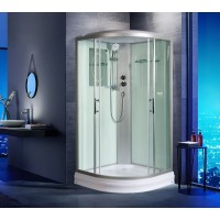 Душевая кабина WeltWasser WW500 Werra 802 80x80 10000003225 профиль Хром стекло прозрачное