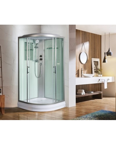 Душевая кабина WeltWasser WW500 Werra 902 90x90 10000003226 профиль Хром стекло прозрачное