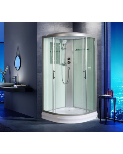 Душевая кабина WeltWasser WW500 Werra 902 90x90 10000003226 профиль Хром стекло прозрачное