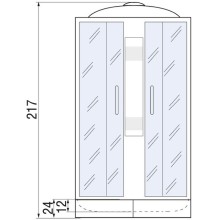Душевая кабина River Amur 90x90 МТ 10000001439 с поддоном