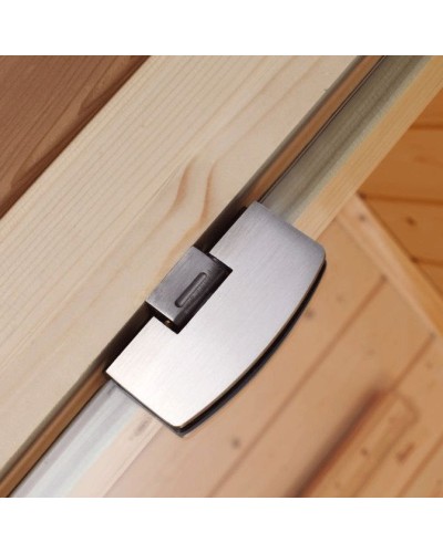 Душевая кабина Orans 180x130 L 89103lb с сауной профиль Черный стекло прозрачное