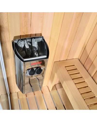 Душевая кабина Orans 180x130 R 89103rb с сауной профиль Черный стекло прозрачное