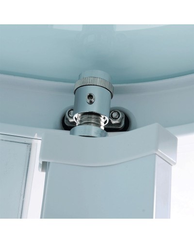 Душевая кабина Orans 130x90 L 86155al с гидромассажем профиль Белый задние стенки Белые