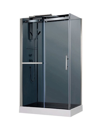 Душевая кабина Orans 120x80 8629ed0 профиль Хром задние стенки Белые