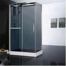 Душевая кабина Orans 120x80 8629ed0 профиль Хром задние стенки Белые