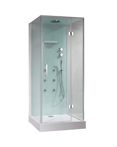 Душевая кабина Orans 90x100 86120s0 с баней профиль Белый задние стенки Белые