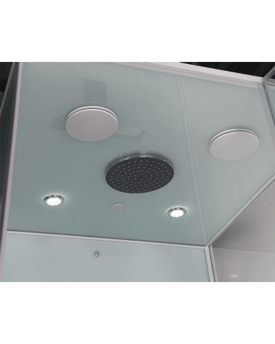 Душевая кабина Orans 90x100 86120s0 с баней профиль Белый задние стенки Белые