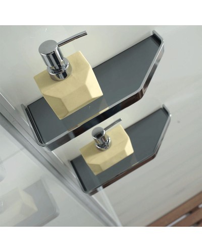 Душевая кабина Orans 130x130 89106w0 с баней профиль Белый задние стенки Белые